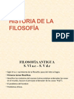 Historia de La Filosofía