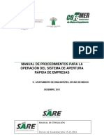 Manual de Operación Sare Zinacantepec