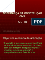 Segurança na construção civil: NR 18