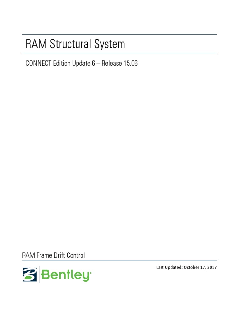 Drift Design by Ram Concept Method | PDF | Deformation (Mechanics ...