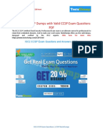 (2018) ISC2 CCSP Dumps With Valid CCSP Exam Questions PDF
