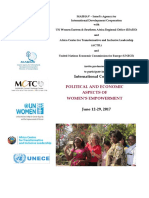 26-07 Political and Economic Aspects of Women's Empowerment