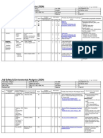 JSEA Job Safety & Environmental Analysis