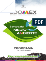 Semana Del Medio Ambiente Edomex 2020 Programa