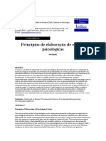 Princípios de Elaboração de Escalas Psicológicas - Pasquali Revista de Psiquiatria Clínica