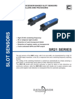 Sr21 Series: Microprocessor-Based Slot Sensors For Labelling and Packaging