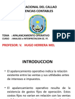 APALANCAMIENTO OPERATIVO