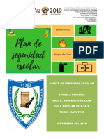 Plan Seguridad Escolar GP 2019-2020