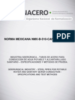 Nmx-B-510-Canacero-2013 Tubos Acero Conduccion Agua Potable PDF