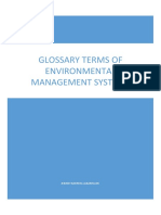 Glossary Terms of Environmental Management Systems: Jeimmy Barrera Albarracin
