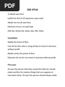 Ose Otua