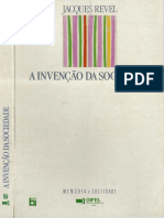 REVEL Jacques - A Invenção Da Sociedade PDF