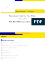 Variaveis Aleatorias Discretas PDF