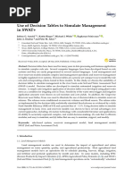 Water: Use of Decision Tables To Simulate Management in SWAT+