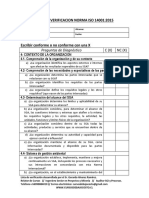 5.-LISTA DE VERIFICACION NORMA ISO 14001 - 2015 Rev.1