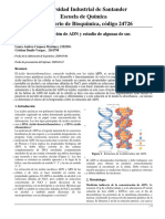 Universidad Industrial de Santander Escuela de Química Laboratorio de Bioquímica, Código 24726