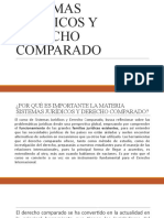 Sistemas Jurídicos y Derecho Comparado