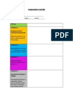 Planeación de La Reseña - Escritura