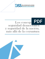 Seguridad Democrática y Seguridad de La Nación