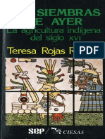 Las Siembras Del Ayer - Teresa Rojas Rabiela PDF