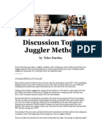 Tyler Durden - Discussion Topic Juggler Method.pdf