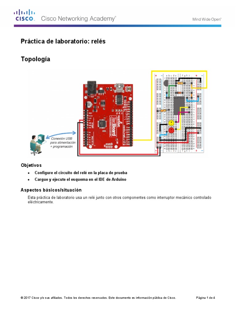 2.2.4.3 Lab - Relays | PDF | Arduino | Relé