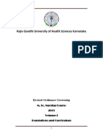 M.Sc. Nursing Regulations and Curriculum Revised