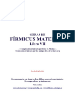 Firmicus Maternus, Libro 7