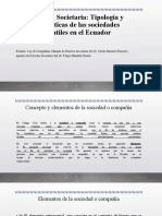 Legislación Societaria: Tipología y Características de Las Sociedades Mercantiles en El Ecuador