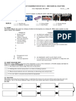 Row A C F E A B D Row B: Second Preliminary Examination in Tle 8 - Mechanical Drafting