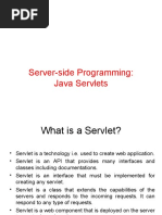 Server-Side Programming: Java Servlets