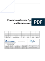 Manual de Mantenimiento de Transformadores Hyosung PDF