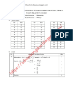 Kunci PAT Mat 2019 Kls 7 K13