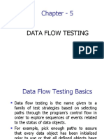 Chapter - 5: Data Flow Testing