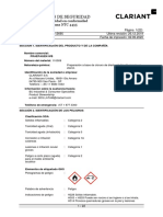 Clariant SDS Praepagen WB Colombia Spanish PDF