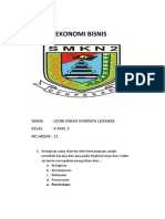 Ekonomi Bisnis Permintaan Dan Penawaran