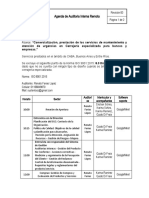 Agenda de Auditoria Interna Remota