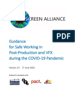 Guidance For Safe Working in Post-Production and VFX During The COVID-19 Pandemic