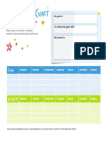 Free Printable Reward Chart Template PDF