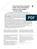 Oral Cancer Reconstruction Using The Supraclavicular Artery Island Flap: Comparison To Free Radial Forearm Flap