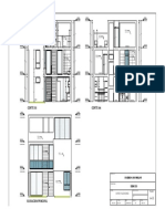 CORTE 3-3 CORTE 4-4: Vivienda Unifamilar