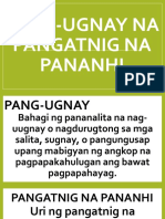 Pang-Ugnay Na Pangatnig Na Pananhi