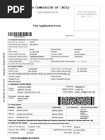 High Commission of India: Visa Application Form