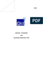 Electrical Resistivity Test Method Statement 2020