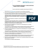 FAQs Recording Attendance During COVID19 Pandemic