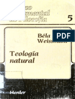 WEISSMAHR, Béla, Teología Natural, 1986 PDF