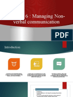 Chapter 6: Managing Non-Verbal Communication