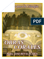 Bevilacqua Jose Obras Corales