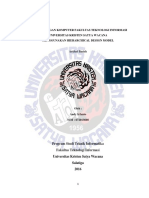 Desain Jaringan Komputer Fakultas Teknologi Informasi Universitas Kristen Satya Wacana Menggunakan Hierarchical Design Model.