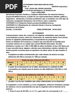 Actividades Pera Realizar en Casa